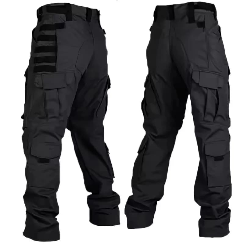 Tactical Pants Men Multi-Pocket Outdoor Cargo Pants Military Combat Trousers Men's Wear-Resistant Hiking Work Trousers Male