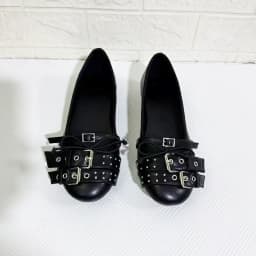 Flat Shoes Woman 2026 Spring New Shallow Mouth Flat Bottom Loafers Women's Rivet Leather Shoes Women's Flats and Loafers