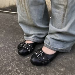 Flat Shoes Woman 2026 Spring New Shallow Mouth Flat Bottom Loafers Women's Rivet Leather Shoes Women's Flats and Loafers