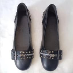 Flat Shoes Woman 2026 Spring New Shallow Mouth Flat Bottom Loafers Women's Rivet Leather Shoes Women's Flats and Loafers