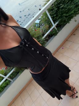Guz Low-Waist Pleated Irregular Skirt, Vintage Drapey Elastic Mid-Length Asymmetrical Hem Sexy Skirt, Pleated Irregular Mid-Length Skirt, Slimming Large Hem Fishtail Skirt, Black Drapey Skirt