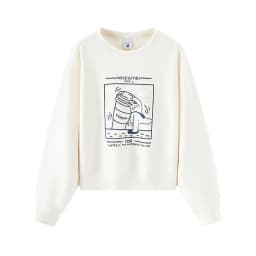 Semir Women Sweatshirt Dropped Shoulder Loose Graphic Print Casual Style Petite Friendly Autumn Pullover Daily Wear 2026
