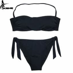 EONAR Bandeau Bikinis Women Swimsuit Push Up Brazilian Bikini Set Swimwear Female Bathing Suits Maillot De Bain Swimming