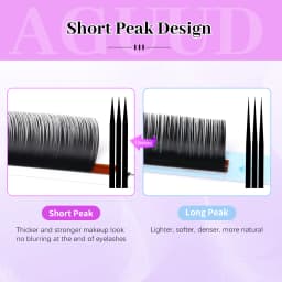 10 Cases/Lot Super Matte Black False Eyelashes Extension Soft Natural Cashmere Eyelash Premium Mega Volume Classic Lash Wholesal