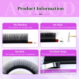 10 Cases/Lot Super Matte Black False Eyelashes Extension Soft Natural Cashmere Eyelash Premium Mega Volume Classic Lash Wholesal