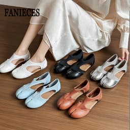 Tabi Ballet Flat Women Sandals Stretch Fabric Casual Loafers Brand Designer Elegant Mary Jane Split Toe Sneaker Shoes балетки