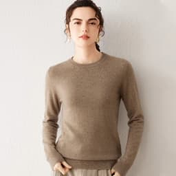 Women's 100% Pure Cashmere Sweater 2026 Fall Winter Crew Neck Long Sleeve Warm Soft Knitted Pullover New Knit Tops Women Clothes