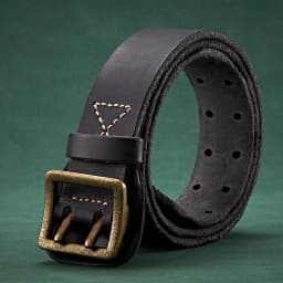 3.8CM Luxury Thick Real Genuine Leather Men Belt Double Buckle Belt Ceinture Leather Belt Men Jeans Trouser Belt Cowboy