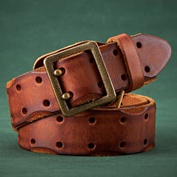 3.8CM Luxury Thick Real Genuine Leather Men Belt Double Buckle Belt Ceinture Leather Belt Men Jeans Trouser Belt Cowboy