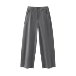 Semir Women Pants Washed Brushed Curved Barrel Leg Elastic Waist Loose Casual Autumn Trousers Daily Wear 2026
