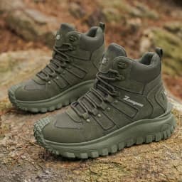 Men's High-Top Large-Size Fashionable Outdoor Hiking Boots, with Comfortable Lining, Flexible and Thick Sole, Excellent Grip, Suitable for Outdoor Hiking, Trekking, Camping, and Other Activities