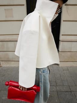 Women Cropped PU Leather Jackets Chic Stand Collar Wide Flare Sleeve Asymmetrical Wrap Open Front Coat 2026 Autumn Loose Jacket