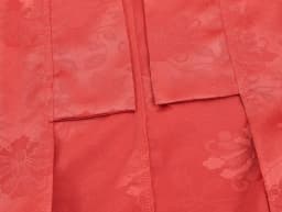 Guobioziy Women's Coat 2026 Fall New Arrival Red Jacquard Long-Sleeve Loose Lightweight Long Coat Elegant and Stylish