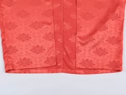 Guobioziy Women's Coat 2026 Fall New Arrival Red Jacquard Long-Sleeve Loose Lightweight Long Coat Elegant and Stylish