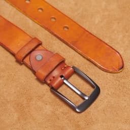 VAMOS KATOAL Men Leather Belt, Retro Top Quality Genuine Leather Belts for Men, Male Metal Pin Buckle Belt