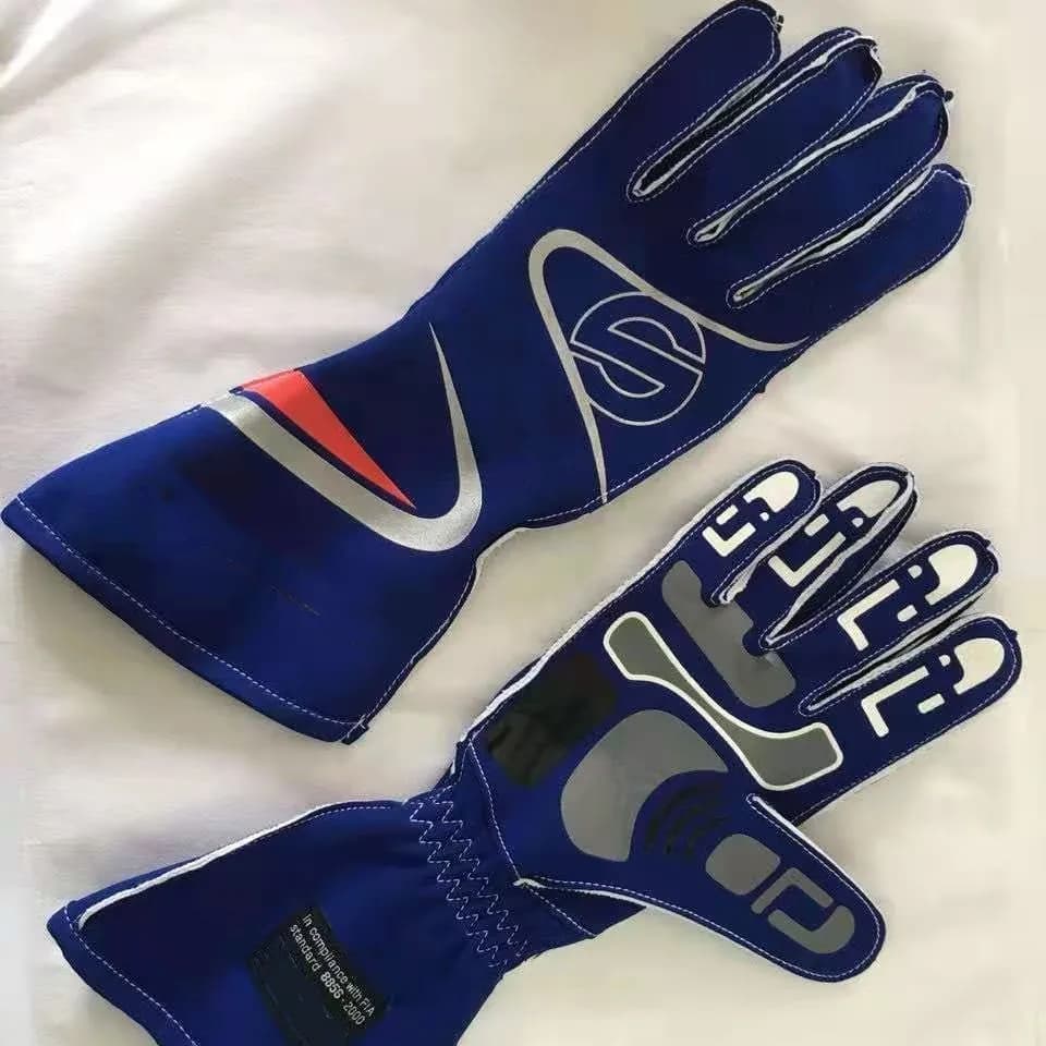 SPARCO Branded Racing Gloves Silicone Anti-Slip Wear-Resistant Karting Racing Gloves Professional Driver Gloves