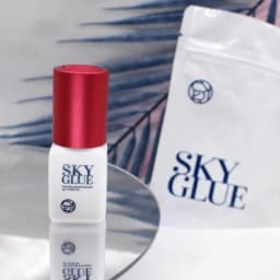 5 Bottles Original Korea Sky S+ Plus Type Glue for Eyelash Extensions Supplies 5ml Sky Red Cap Makeup Tools Sealed Bag Wholesale