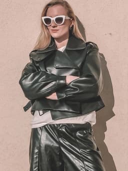 Ailegogo New Arrival Winter Autumn Women's Leather Wallet Campera Chaqueta Cuero Mujer Modis Coat Women Veste Cuir De Couro
