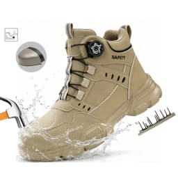 Halloween Waterproof Men's Safety Shoes Comfort Work Sneakers Shoes Indestructible Puncture Proof Light Outdoor Work Boots Men