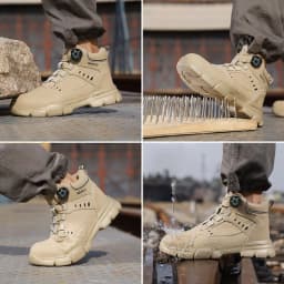 Halloween Waterproof Men's Safety Shoes Comfort Work Sneakers Shoes Indestructible Puncture Proof Light Outdoor Work Boots Men