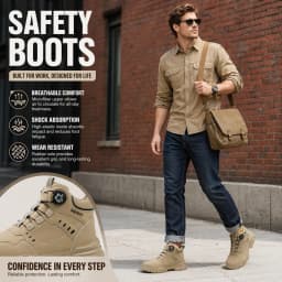 Halloween Waterproof Men's Safety Shoes Comfort Work Sneakers Shoes Indestructible Puncture Proof Light Outdoor Work Boots Men