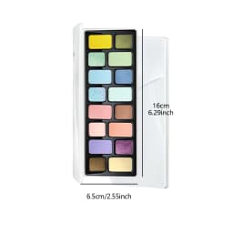 Cheeryep Qianyan Eyeshadow Palette, Multi-Finish & Anti-Fallout Formula, Silky Application, Neutral Base Tones, Professional-Gra