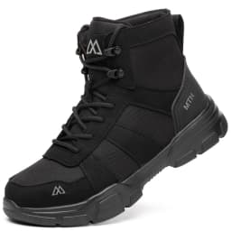 Wear Resistant Men's Safety Boots Soft Work Sneakers Anti Impact Anti Piercing Fashion Comfort Outdoor Men's Shoes