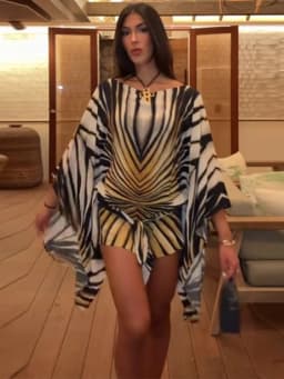 Sexy Leopard Chiffon Women's Mini Dress Urban Batwing Sleeve High Waist Female Dresses 2026 Summer Lady Beach Robe New