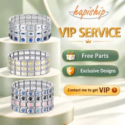 Hapiship 20Pcs 9mm Italian Charm Bracelet,Stainless Steel DIY Composable Chain,Solid‑Color,Wholesale Dropshipping for Men Women