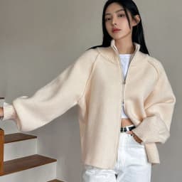 Lazy Style Sweater Jacket for Women 2026 Autumn Winter Thicken Warm Soft Knitted Cardigans Fashion Zipper Stand Collar Cardigan