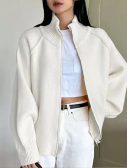 Lazy Style Sweater Jacket for Women 2026 Autumn Winter Thicken Warm Soft Knitted Cardigans Fashion Zipper Stand Collar Cardigan