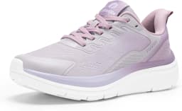 FitVille Women's Extra Wide Walking Sneakers, Breathable Lightweight Running Shoes with Arch Support for Flat Feet and Heel Pain