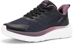 FitVille Women's Extra Wide Walking Sneakers, Breathable Lightweight Running Shoes with Arch Support for Flat Feet and Heel Pain