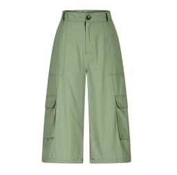 Cargo Shorts Women Multi Pocket Wide Leg Capri Pants Mid Waist Loose Fit Woven Summer Casual Outdoor Bermuda 3/4 Length Trousers