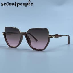 Oversized Sexy Cat Eye Sunglasses Women Big Frame 2026 Luxury Brand Classic Polygon Sun Glasses for Ladies Retro Shades UV400