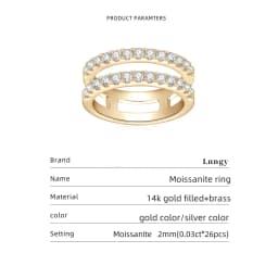 Lnngy Certified Round Cut Moissanite Halo Engagement Ring for Women Sparkling Lab Diamond Wedding Band Jewelry Gift