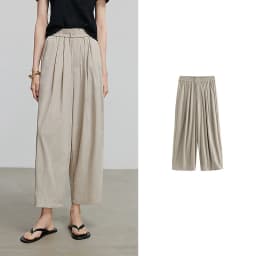 TOYOUTH Women Pants 2026 Summer New Lazy Relaxed Lightweight Casual Pants Cotton Crepe Texture Pleated Yamamoto Pants