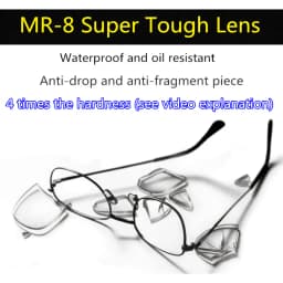 HD Prescription Lens 1.56/1.61/1.67/1.74 Thin Aspherical Resin Optical Myopia Lenes Super-tough MR-8 Series 4 Heavy Hardness