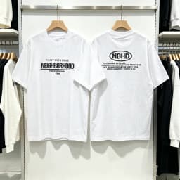 Japan Tokyo NBHD Pockets Print Label T Shirt Men Women High Quality Black Gray White Loose Short Sleeve Cotton T-shirts Tops Tee