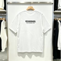 Japan Tokyo NBHD Pockets Print Label T Shirt Men Women High Quality Black Gray White Loose Short Sleeve Cotton T-shirts Tops Tee