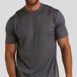 Men's Superfine Merino Wool T-Shirt Base Layer Wicking Breathable Quick Dry Anti-Odor No-itch Comfortable Fit Size