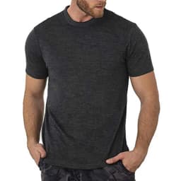 Men's Superfine Merino Wool T-Shirt Base Layer Wicking Breathable Quick Dry Anti-Odor No-itch Comfortable Fit Size