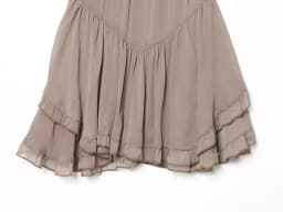 European and American style 2026 summer new women's clothing mid waist layered decoration asymmetric short skirt half skirt