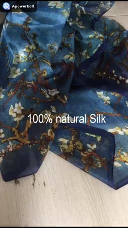 2016 Winter Fashion Women's Scarf Hot Sale Mulberry Silk Scarves Shawl Female Long Silk Scarf Blue and Coffee 180*110cm