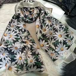 2016 Winter Fashion Women's Scarf Hot Sale Mulberry Silk Scarves Shawl Female Long Silk Scarf Blue and Coffee 180*110cm