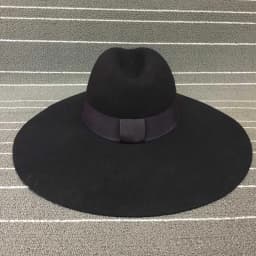 Women 16cm Large Wide Brim Wool Felt Hat Chic Floppy Warm Winter Trilby Hat Ribbon Bowknot Church Dress Wedding Fedora Jazz Hat