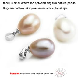 Genuine Fresh Water Pearl Pendant Jewelry 925 Silver,real Pearl Pendant On The Neck Wife Mother Birthday Gift Wholesale