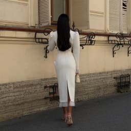 Women White Tulle Patchwork Skirt Set Solid V-neck Long Sleeve Cropped Top Slim Maxi Skirts Suit Lady 2026 Commuter Outfits
