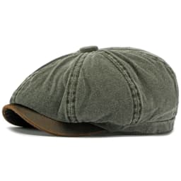 HT5112 Mens Berets Women Retro Washed Cotton Octagonal Beret Hat Male Female Ivy Flat Cap Spring Autumn Adjustable Beret Capens