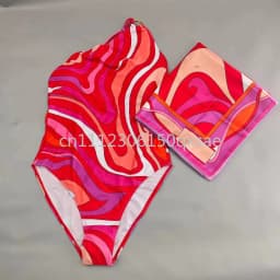 Classic Women's Headband Scarf Swimsuits with Letter Signature Logo Sexy Bikini Sets Beachwear Swimwear